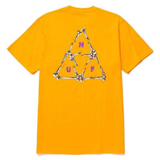 huf BROKEN BONES TT S/S TEE - GOLD foto 2