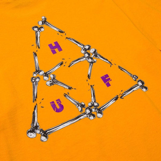 huf BROKEN BONES TT S/S TEE - GOLD foto 3