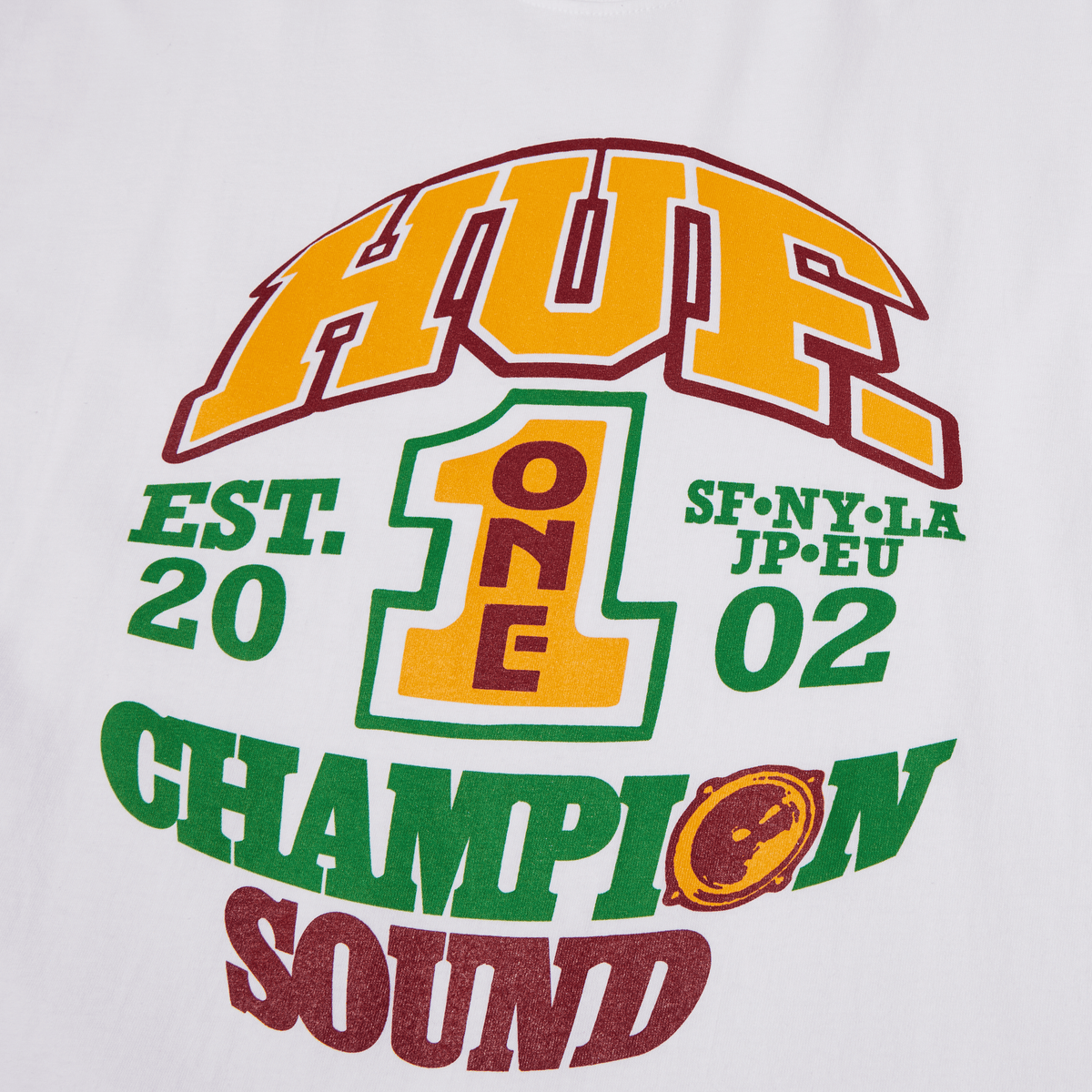 huf t-shirt Champion Sound S S Tee