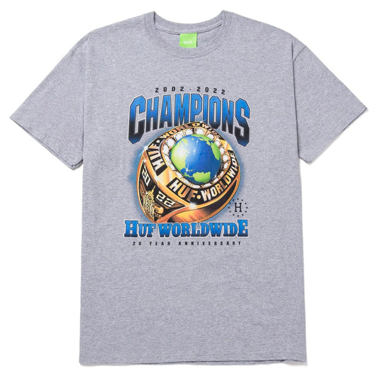 huf CHAMPIONS S/S TEE - ATHLETIC GREY foto 1