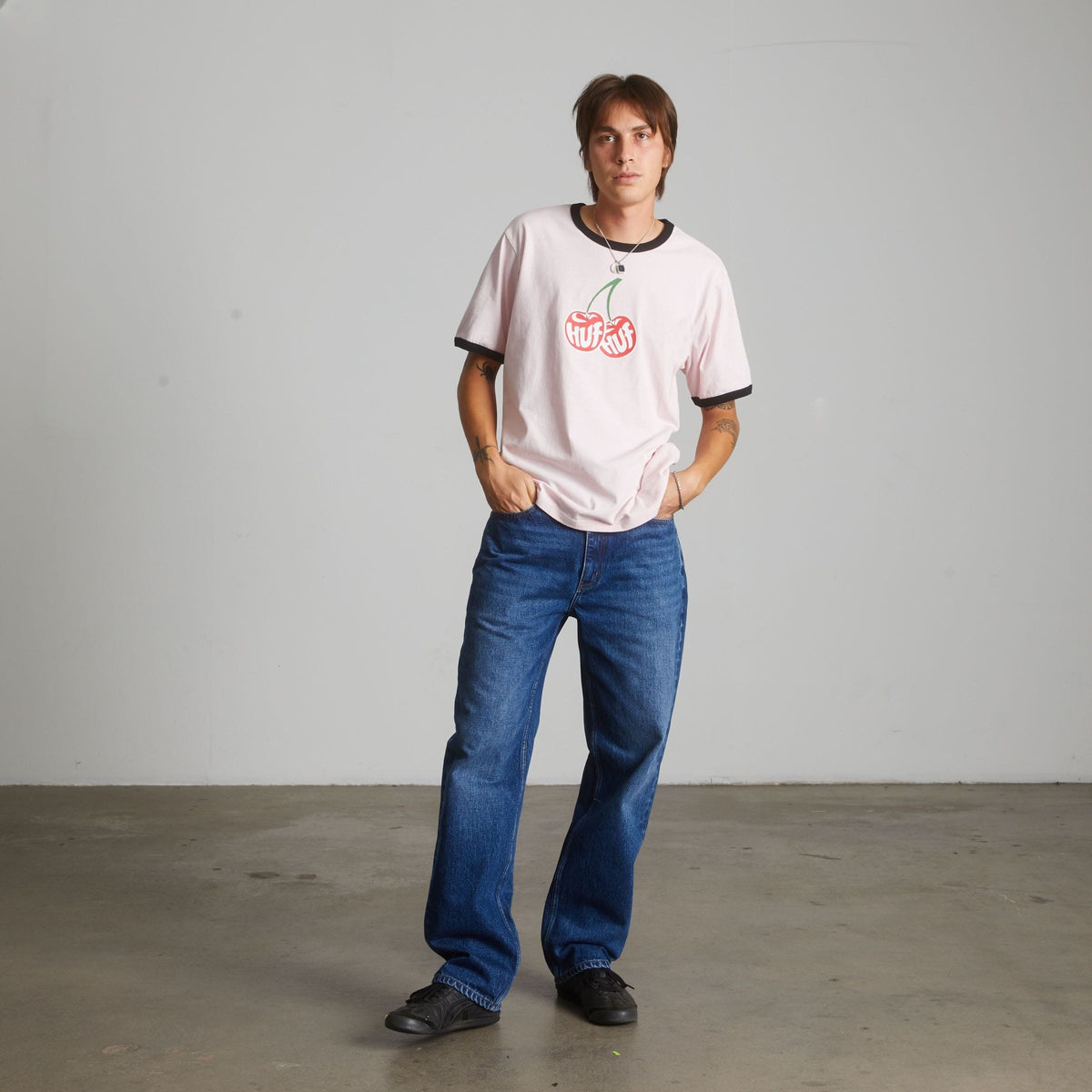 huf t-shirt Cherries Ringer Tee