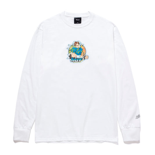 huf Chun-Li L/S Tee White foto 1