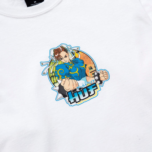 huf Chun-Li L/S Tee White foto 2