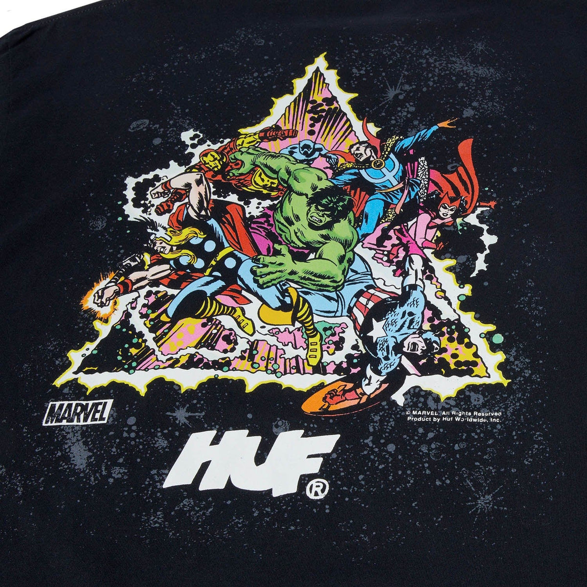 huf t-shirt COSMIC ASSEMBLAGE S S TEE