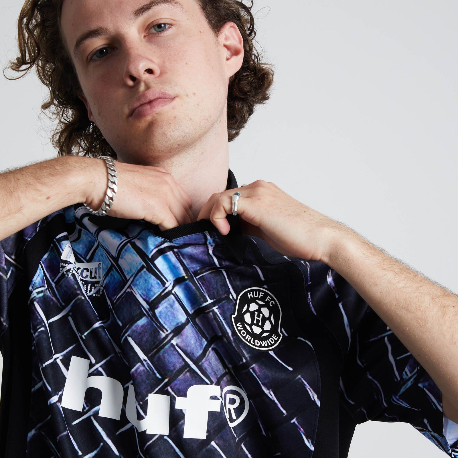 huf t-shirt Diamond Plate Jersey