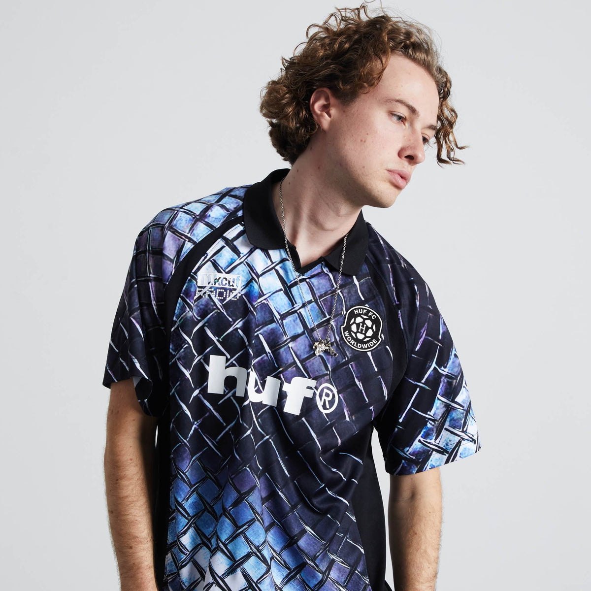 huf t-shirt Diamond Plate Jersey
