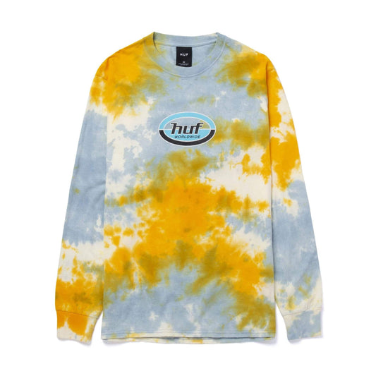 huf Ellipse Logo L/S Tee Natural foto 1