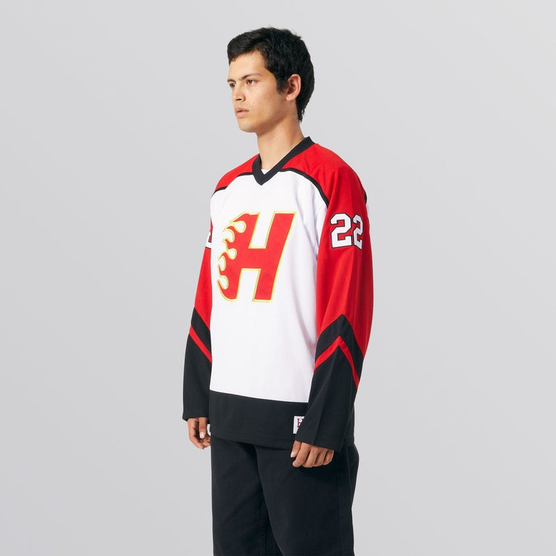 huf t-shirt ENFORCER HOCKEY JERSEY - WHITE
