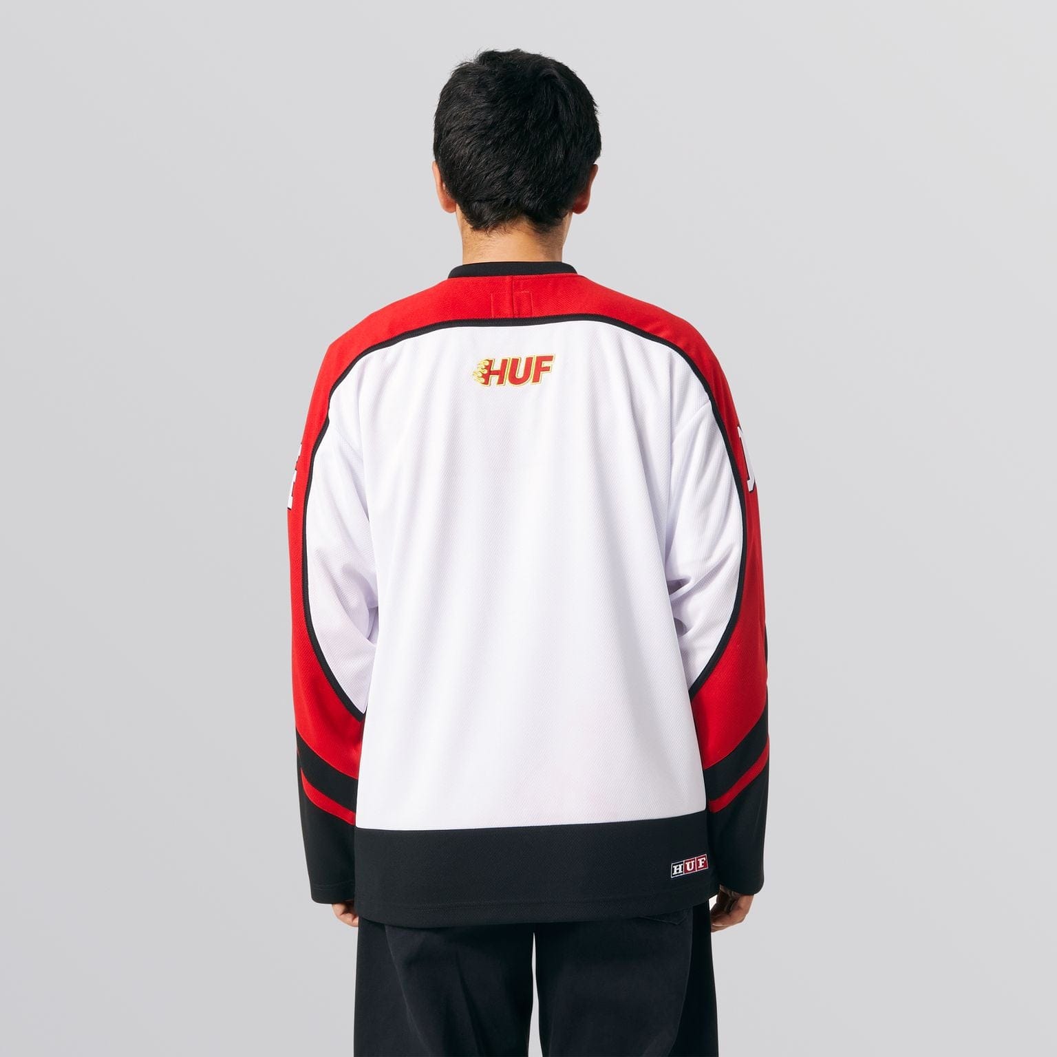 huf t-shirt ENFORCER HOCKEY JERSEY - WHITE