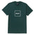 t-shirt huf ESSENTIALS BOX LOGO S/S TEE - DARK GREEN