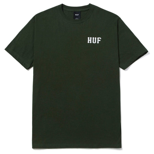 huf ESSENTIALS CLASSIC H S/S TEE - FOREST GREEN foto 1