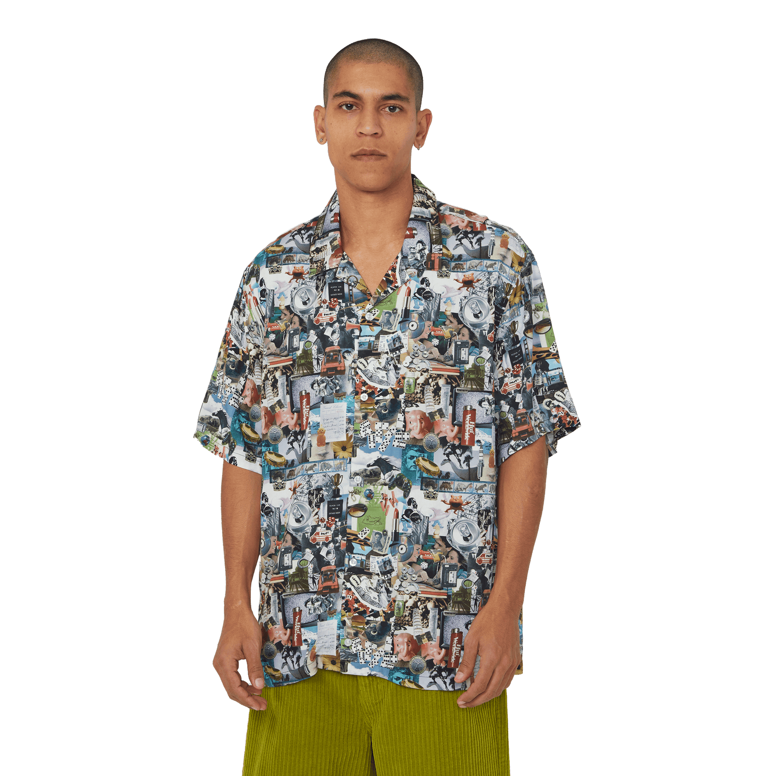 huf t-shirt From The Road Ss Resort Shirt