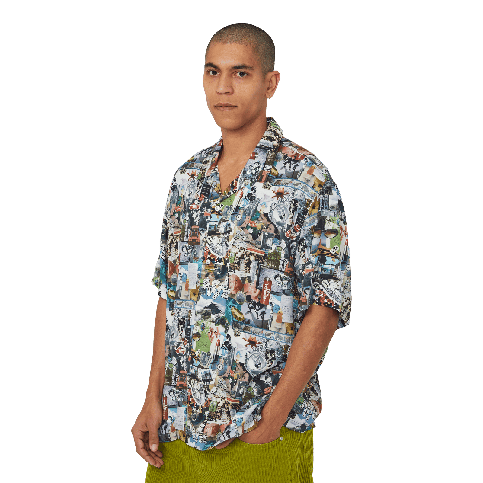 huf t-shirt From The Road Ss Resort Shirt