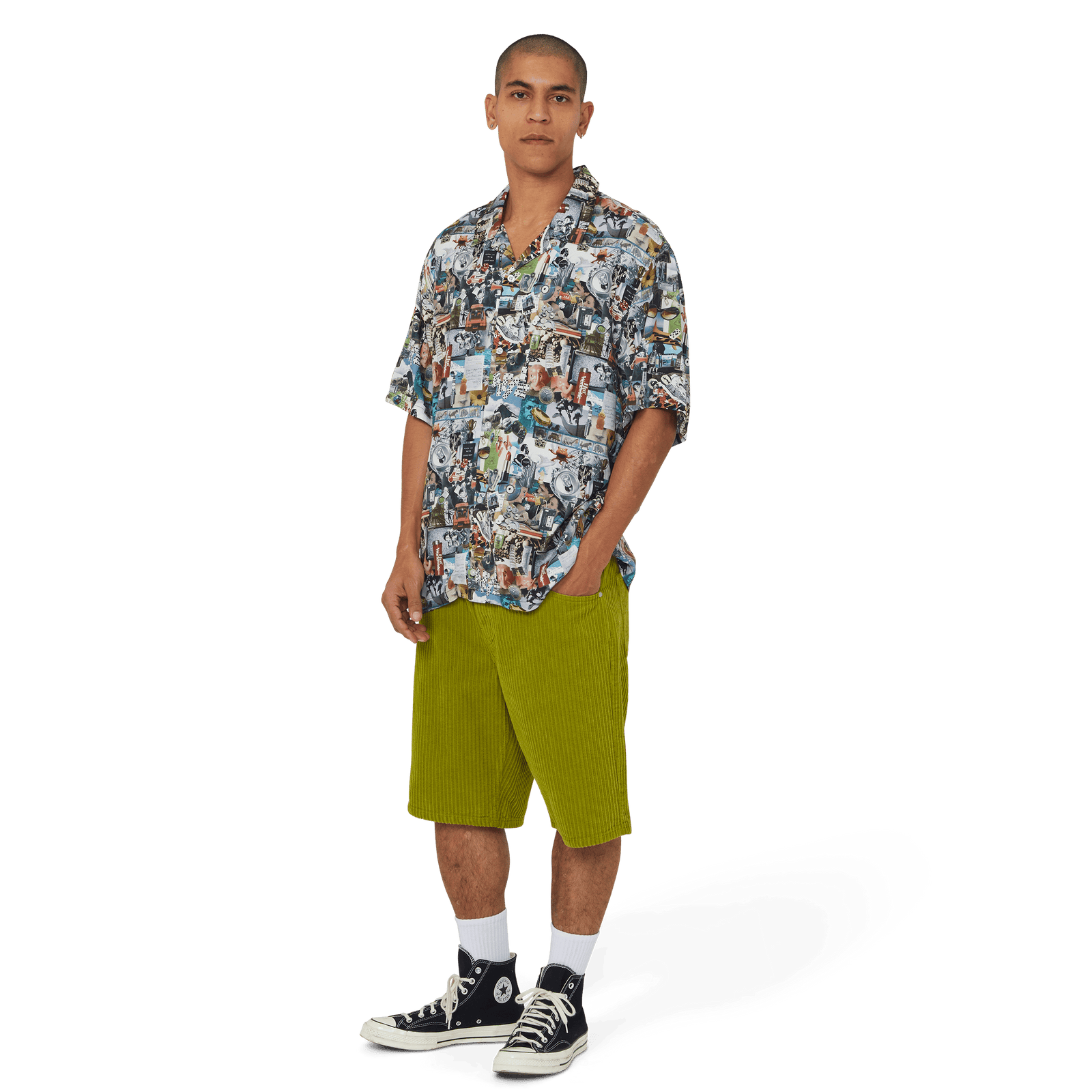 huf t-shirt From The Road Ss Resort Shirt