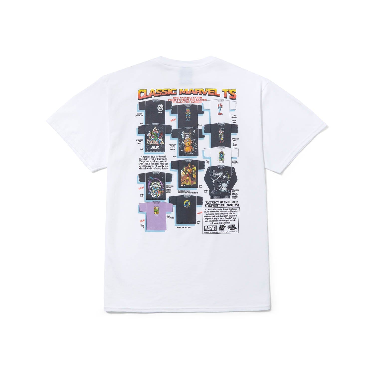 huf t-shirt GALACTIC TEES S S TEE
