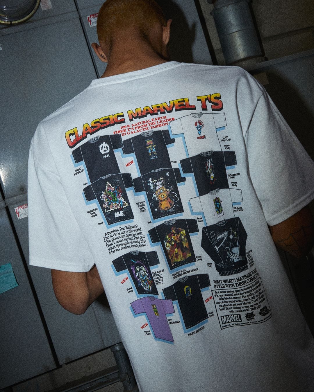 huf t-shirt GALACTIC TEES S S TEE