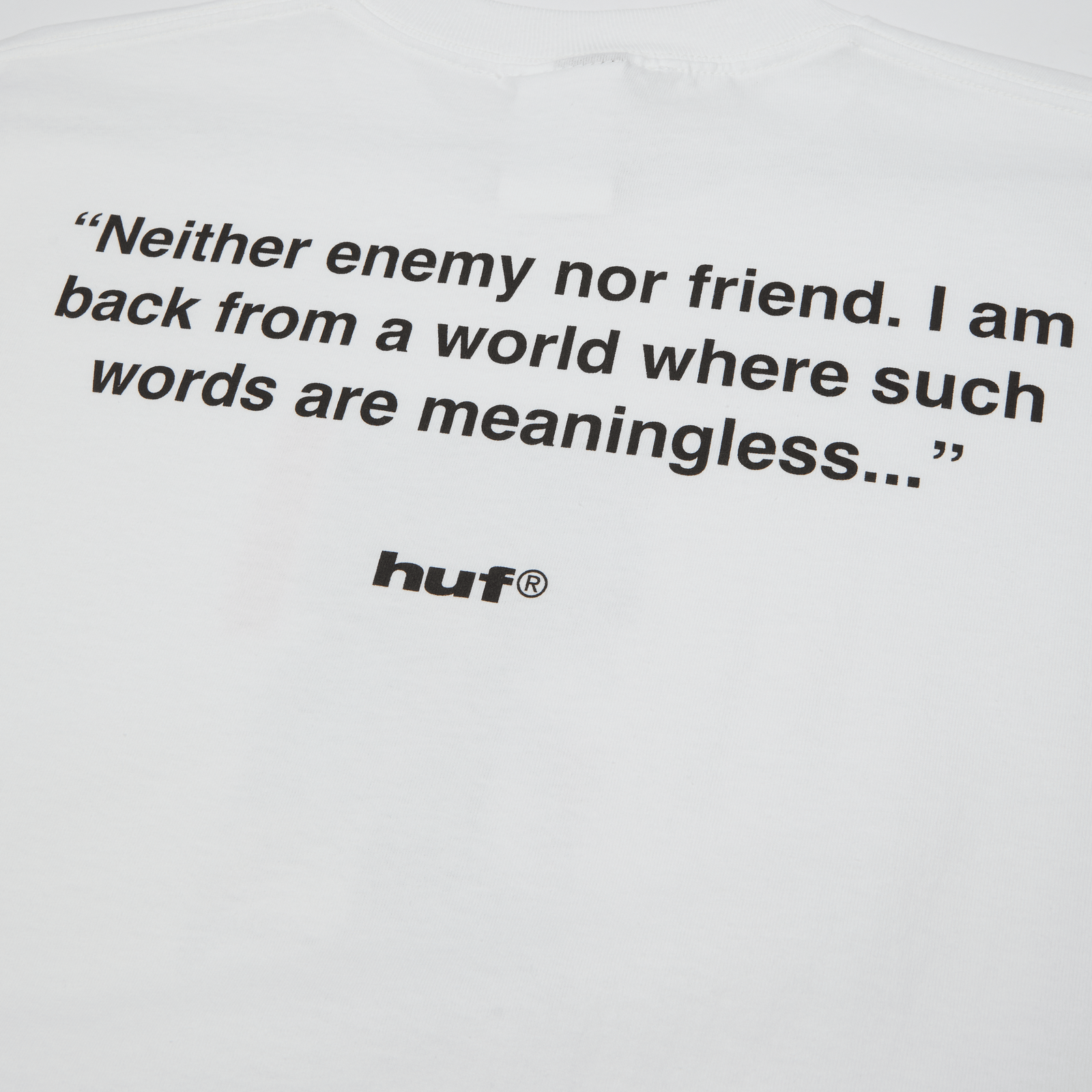 huf t-shirt Gray Fox Ss Tee