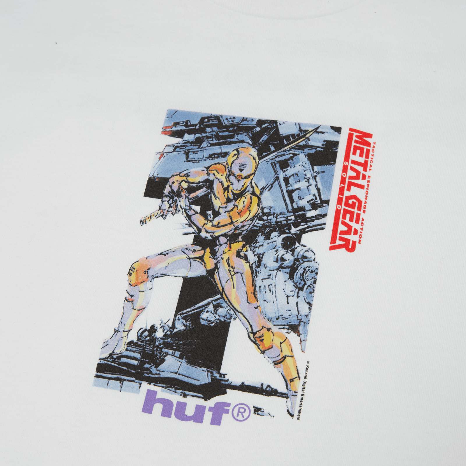 huf t-shirt Gray Fox Ss Tee