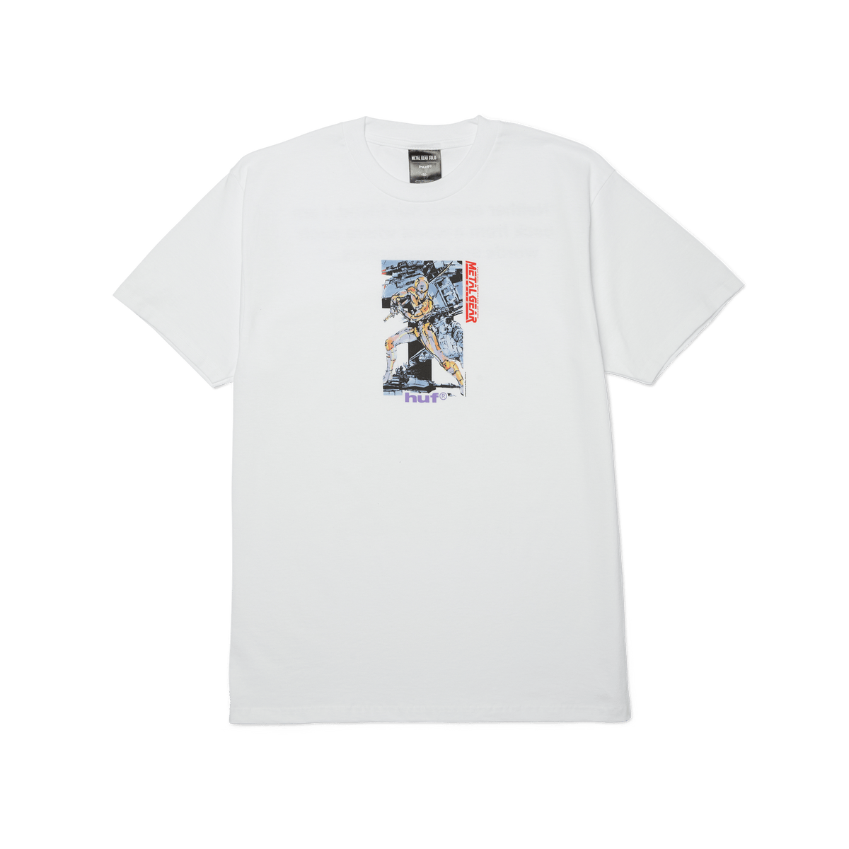 huf t-shirt Gray Fox Ss Tee