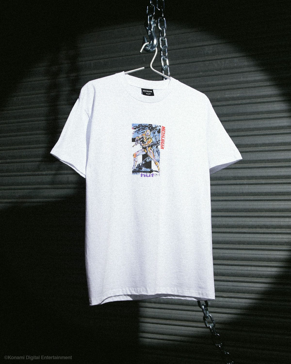 huf t-shirt Gray Fox Ss Tee