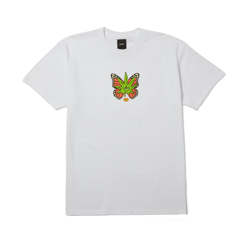 t-shirt huf GREEN BUDDERFLY SS TEE