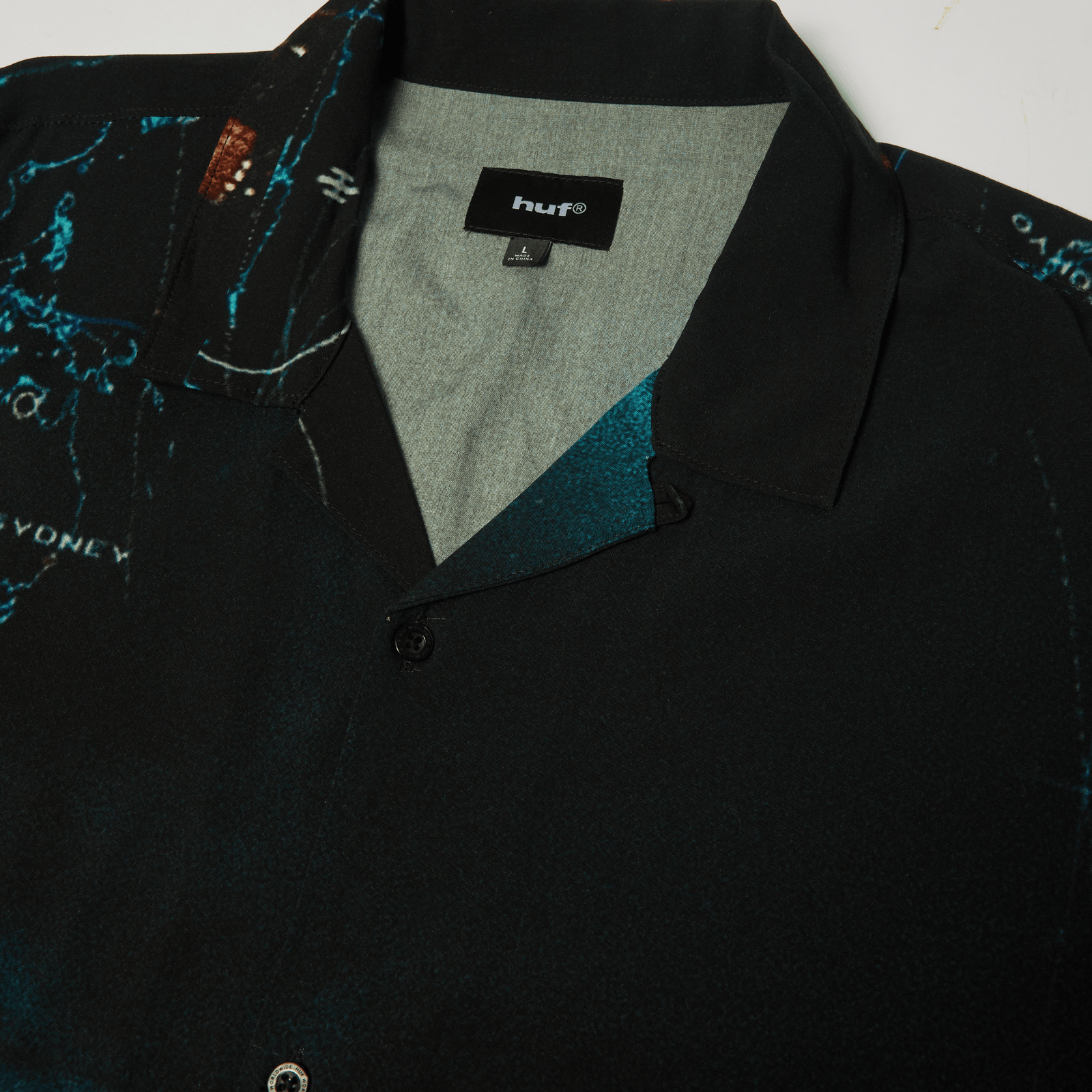huf t-shirt Ground Control Ss Resort Shirt