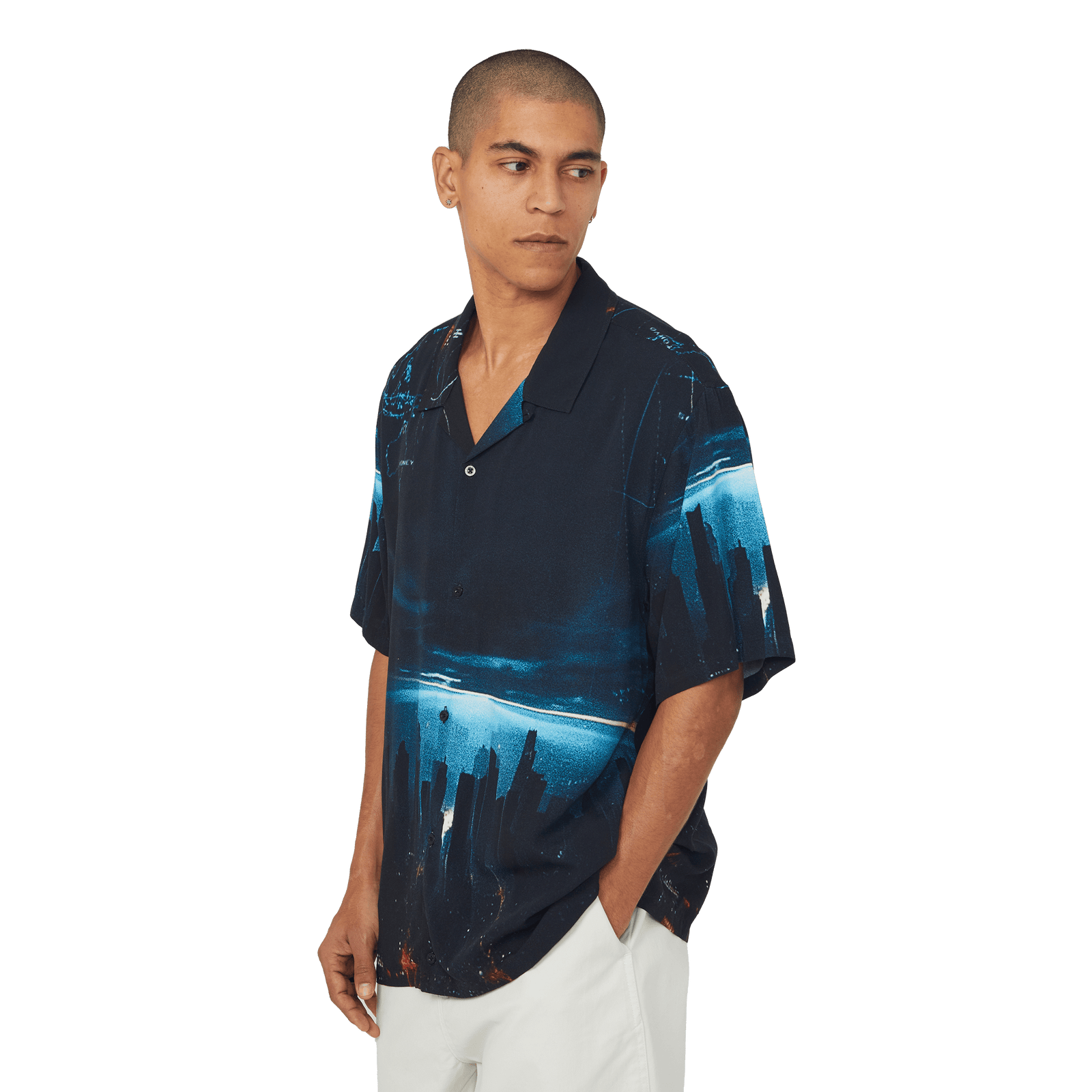 huf t-shirt Ground Control Ss Resort Shirt