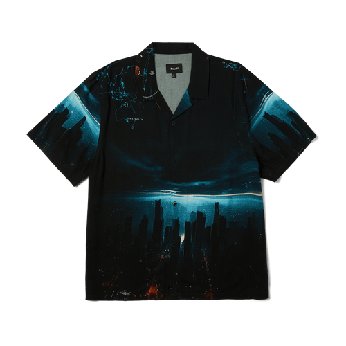 camicie huf GROUND CONTROL SS RESORT SHIRT