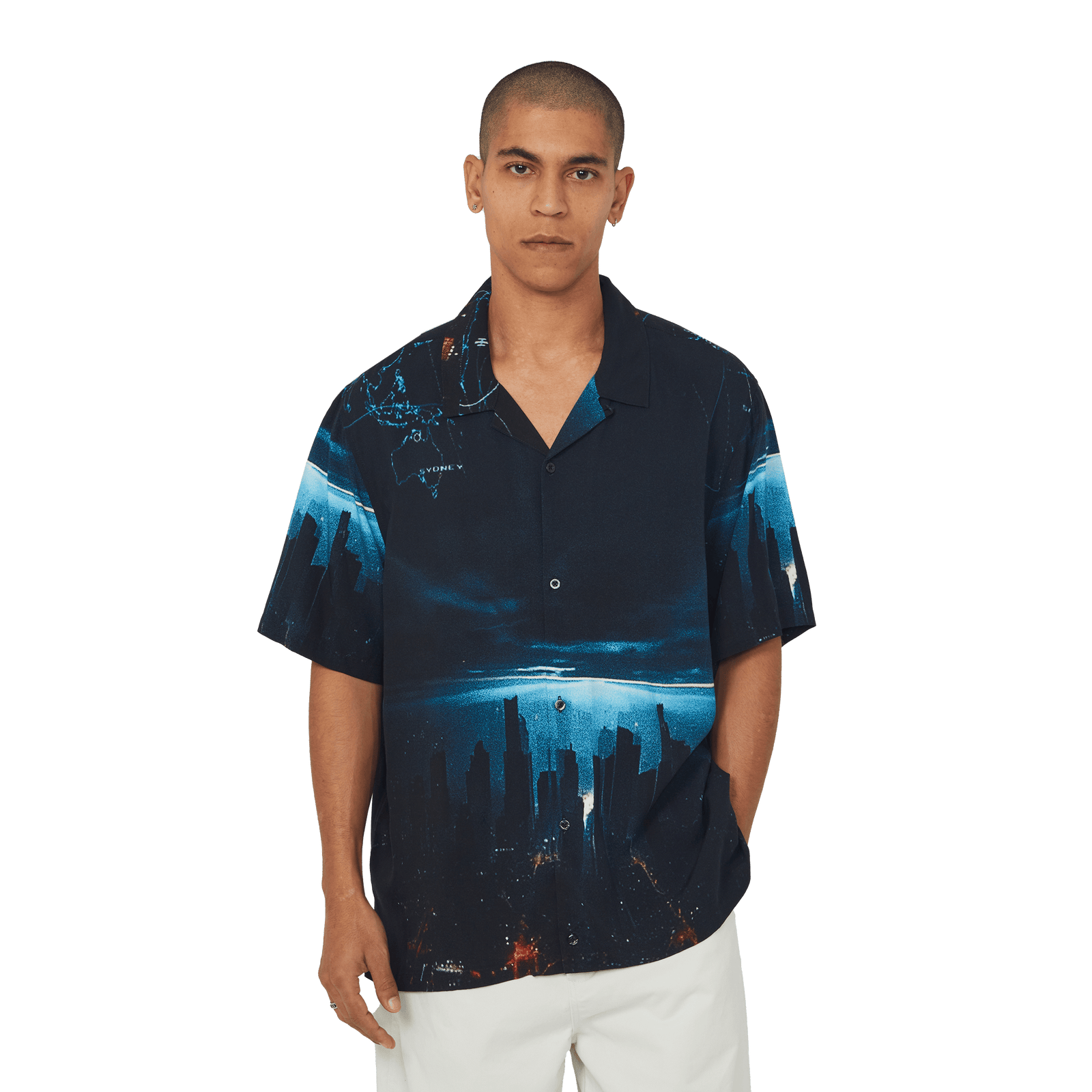 huf t-shirt Ground Control Ss Resort Shirt