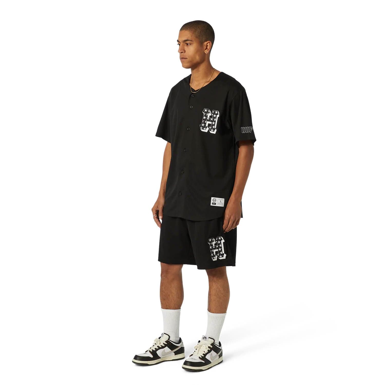 huf t-shirt H STAR BASEBALL SHIRT