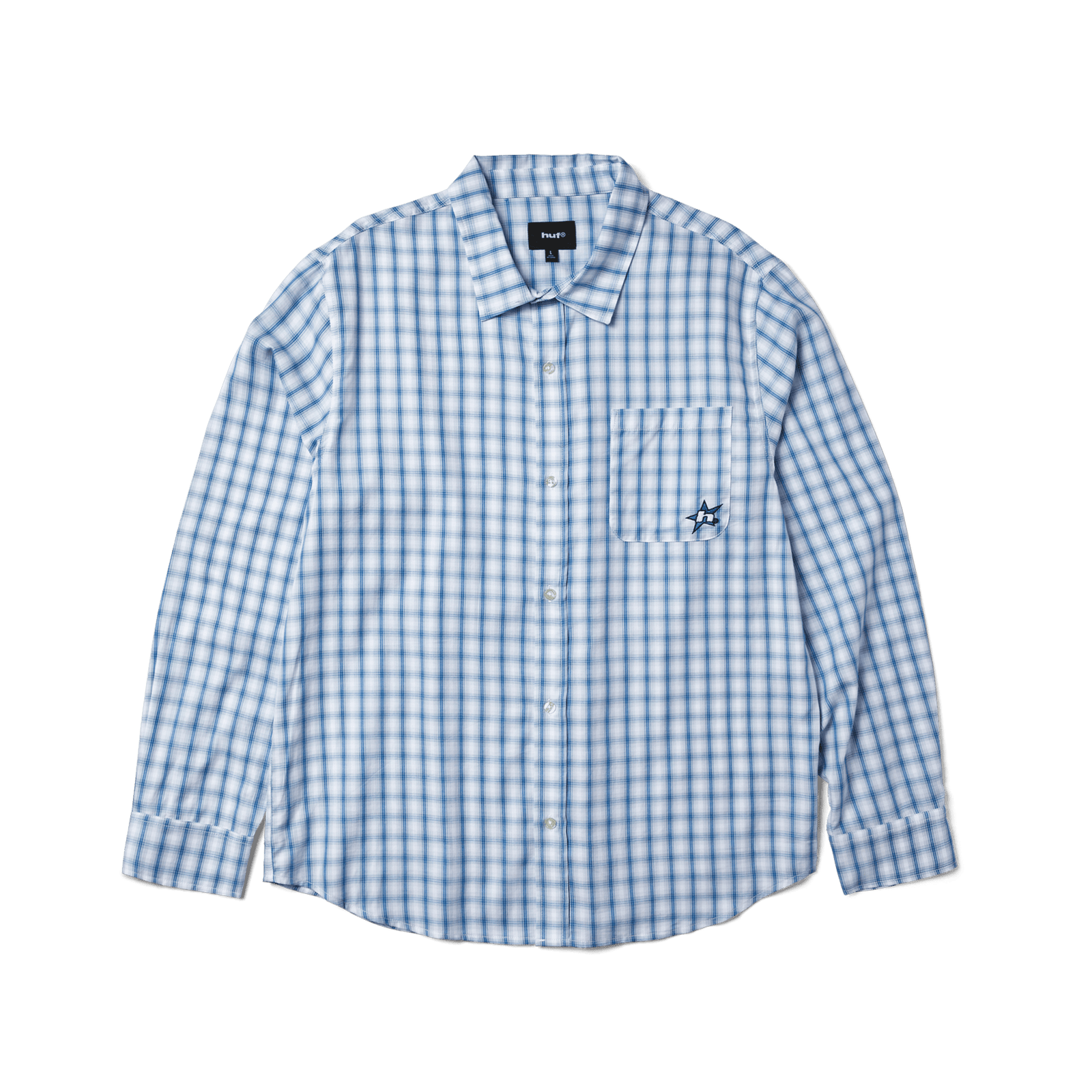 huf t-shirt H Star Ls Plaid Shirt
