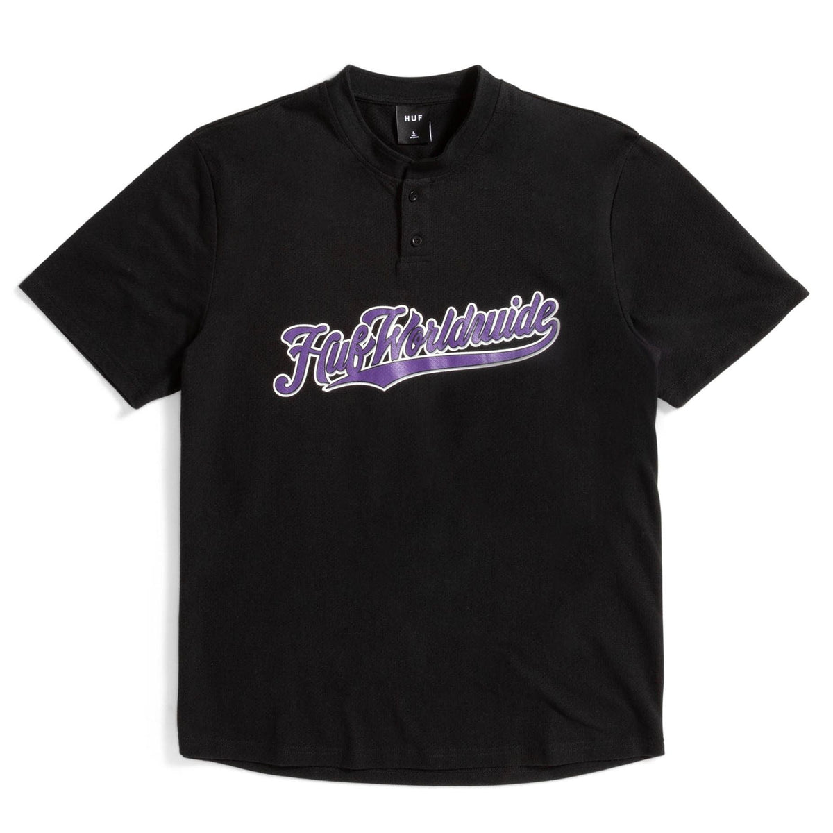 huf t-shirt HARLAN BASEBALL HENLEY