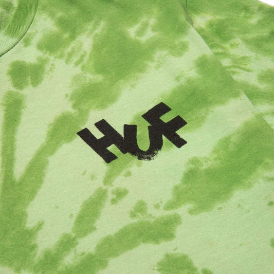 huf Haze Brush Tie Dye S/S Tee Lime foto 3