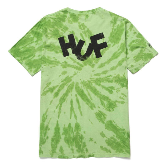 huf Haze Brush Tie Dye S/S Tee Lime foto 2