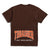 t-shirt huf HIGH POINT S/S TEE - CHOCOLATE