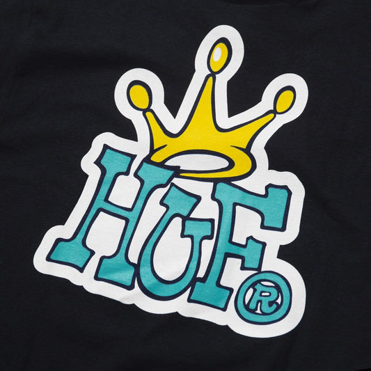 huf Huf Crown Logo S/S Tee Black foto 4