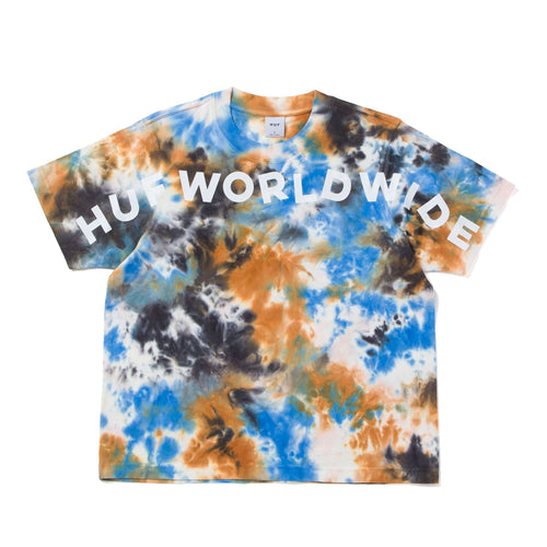 t-shirt huf HUF WW TD S/S RELAX TEE - BLUE