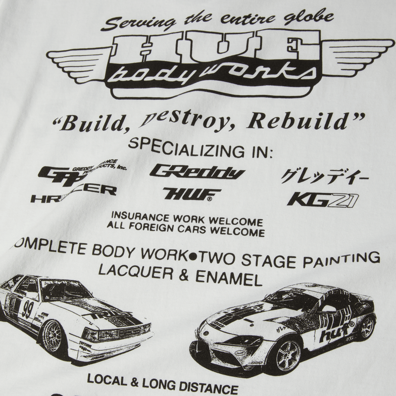 huf t-shirt Huf X Greddy Body Works S S Tee