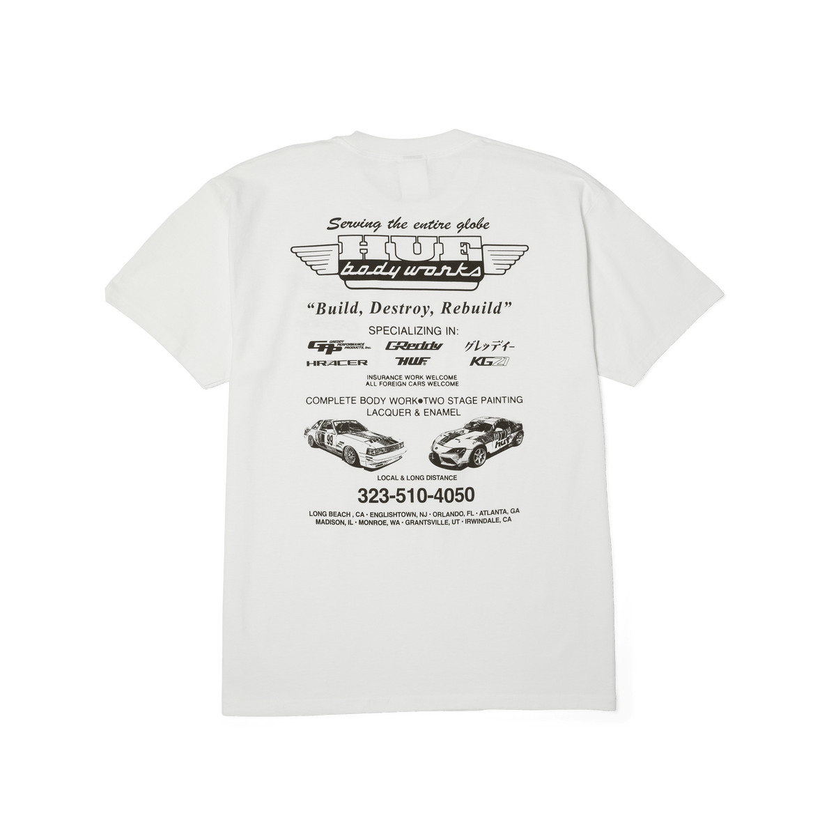 huf t-shirt Huf X Greddy Body Works S S Tee