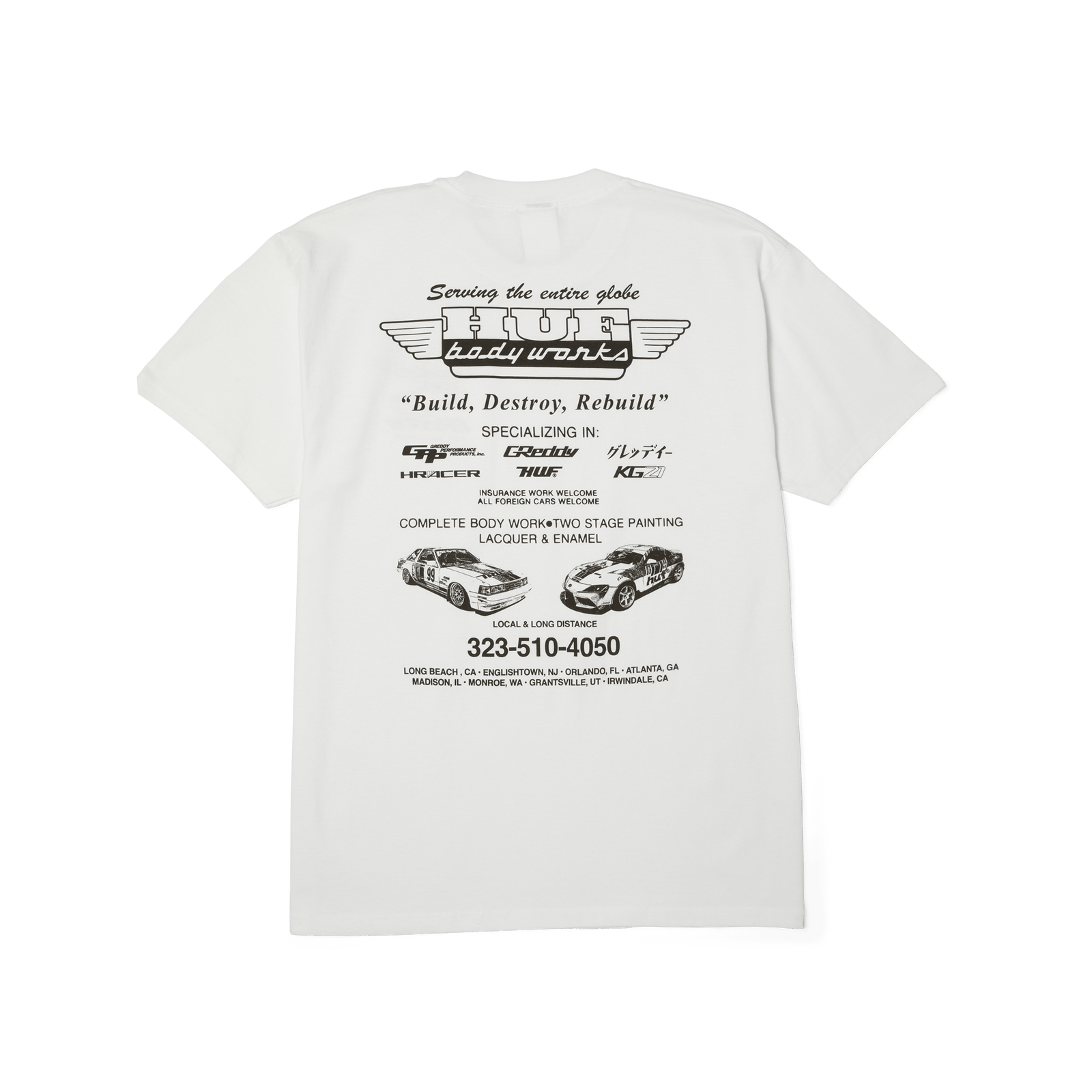 huf t-shirt Huf X Greddy Body Works S S Tee