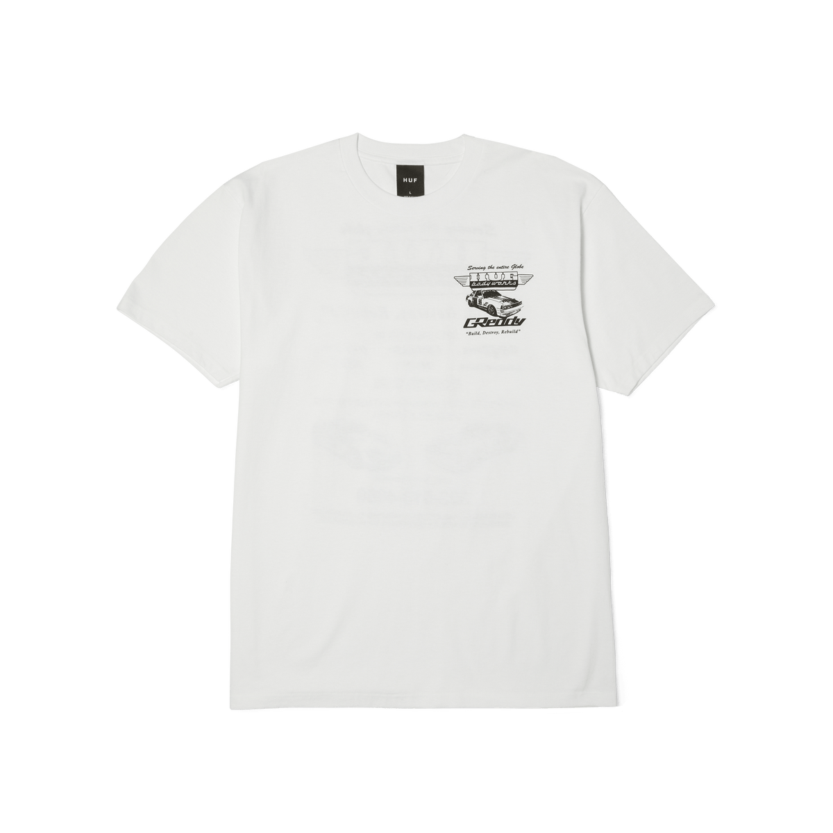 huf t-shirt Huf X Greddy Body Works S S Tee
