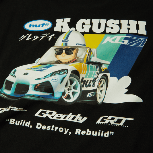 huf Huf X Greddy Gushi S S Tee foto 4
