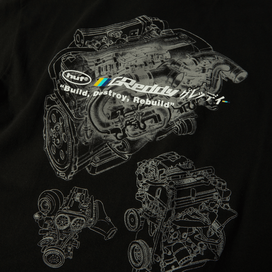 huf Huf X Greddy Motors S S Tee foto 4