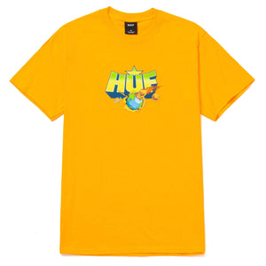 HUFADELIC S/S TEE - GOLD