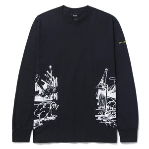 James Jarvis L/S Tee Black