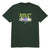 t-shirt huf KEEP ON PUFFIN S/S TEE - FOREST GREEN