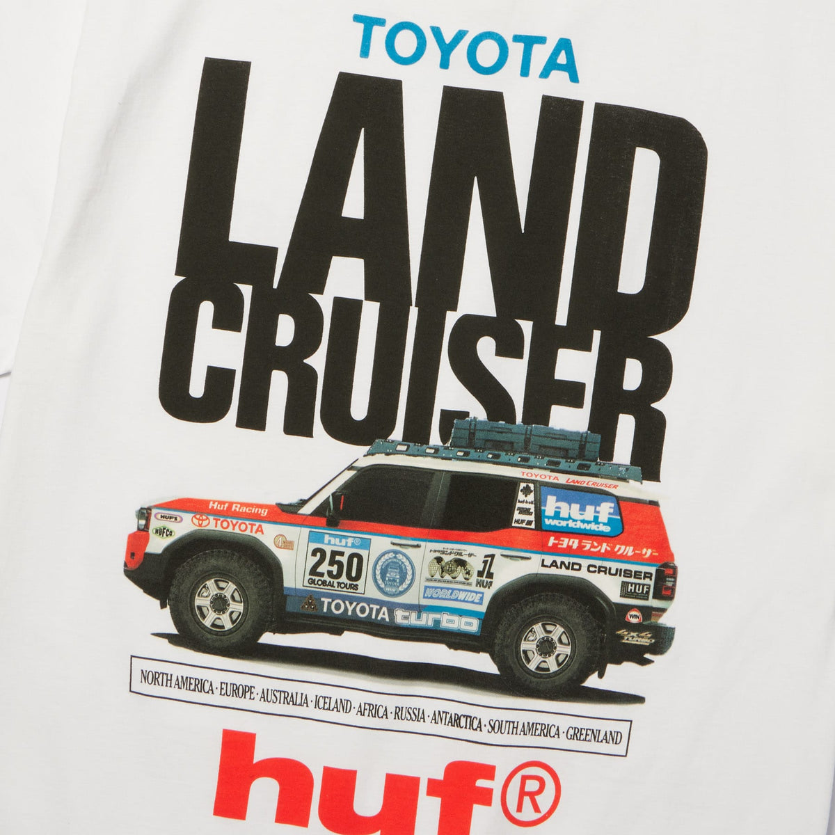 huf t-shirt Land Cruiser Rally Ss Tee