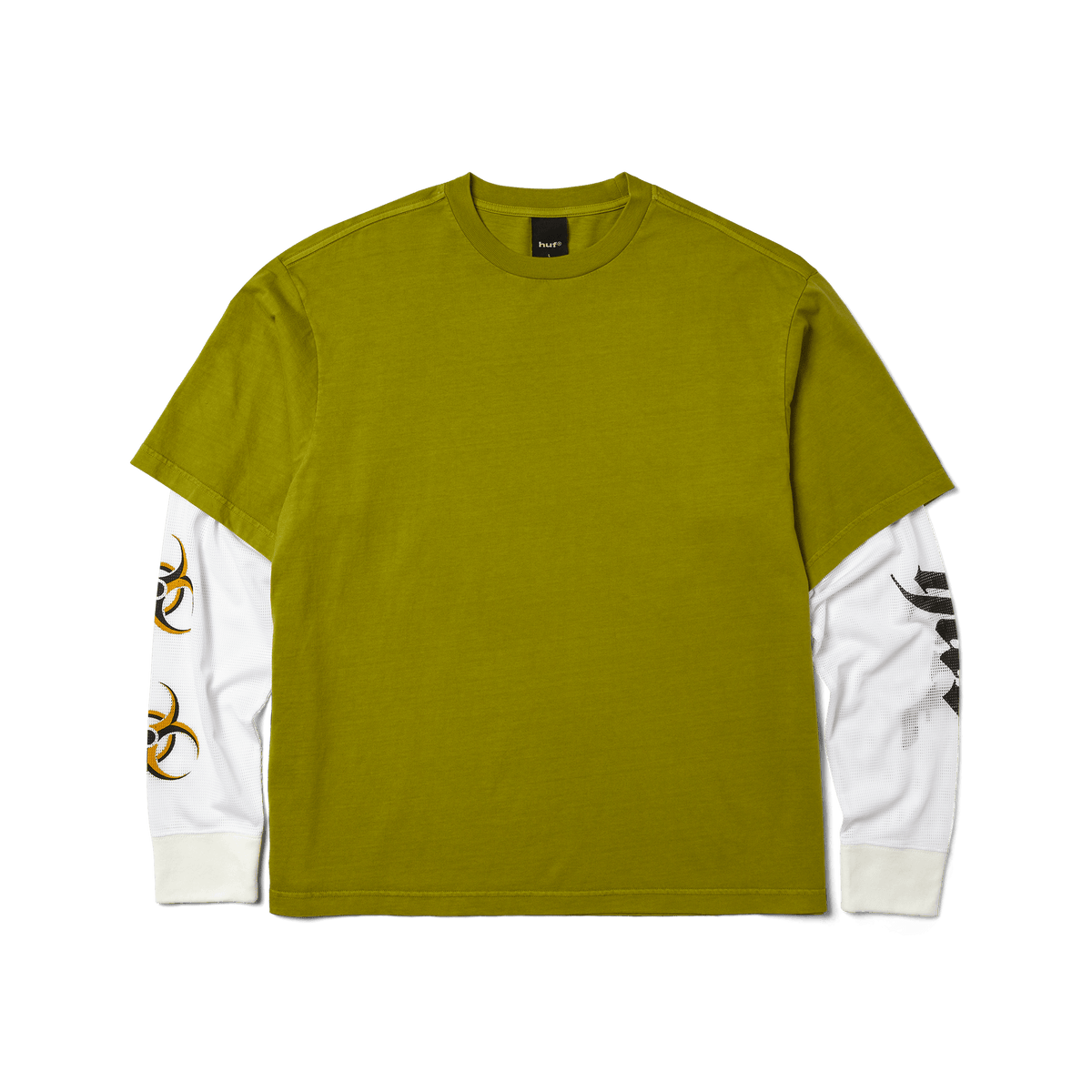 huf t-shirt Leon Ls Double Layer Top