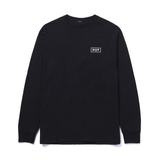 huf Lightning Rose L/S Tee Black foto 1