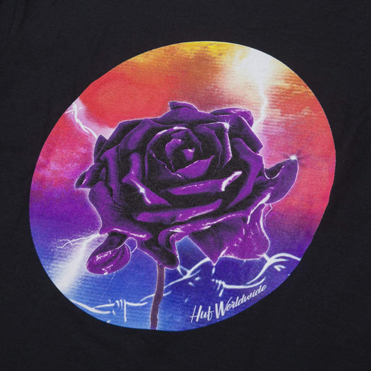 huf Lightning Rose L/S Tee Black foto 4